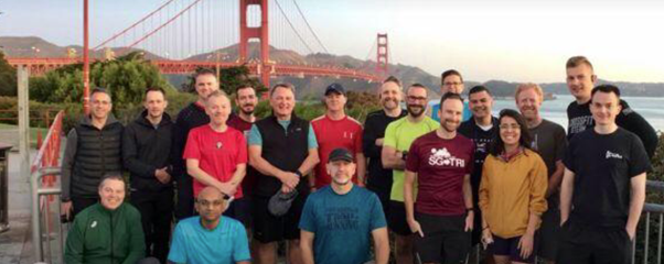 A great start to day-2 — a run over Golden Gate Bridge