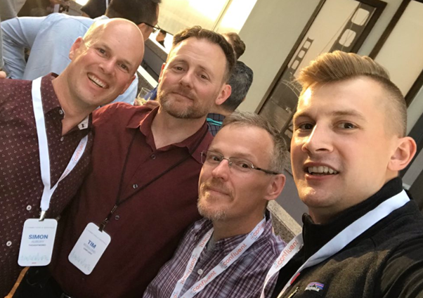 Friendly faces — a #streamingselfie Tim Berglund, Neil Buesing & Viktor Gamov