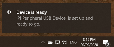 Windows 10 Pop up message