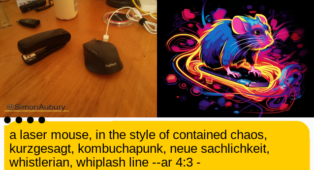 Laser mouse